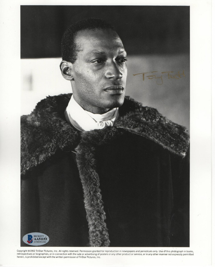 Tony Todd Signed Autographed 8X10 Photo Candyman Promo BAS AA51153