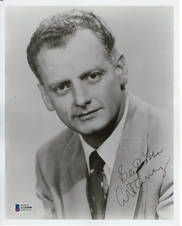 Art Carney Signed Autographed 8X10 Photo Hollywood Legend BAS AA51046