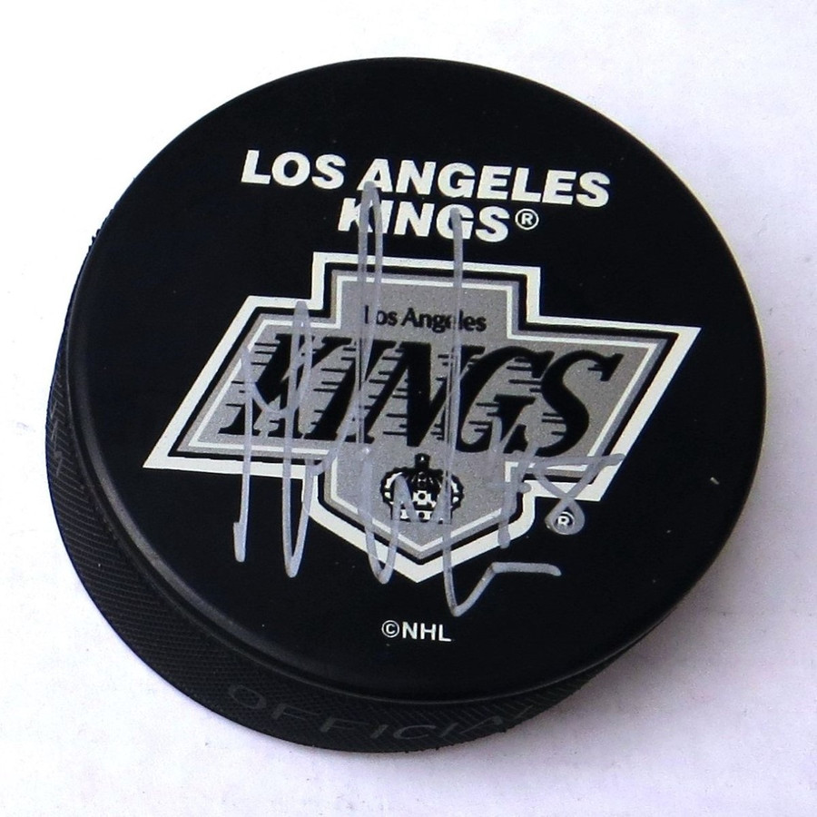 Mark Visheau Signed Autographed Hockey Puck Los Angeles Kings w/COA