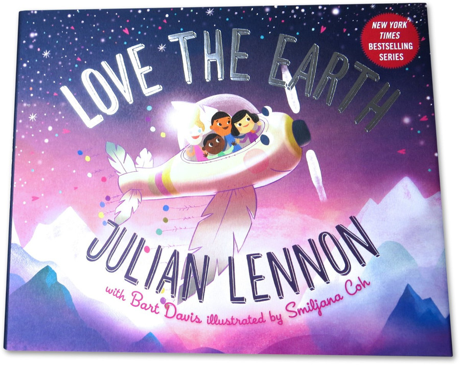 Julian Lennon Signed Autographed Hardcover Book Love the Earth PSA