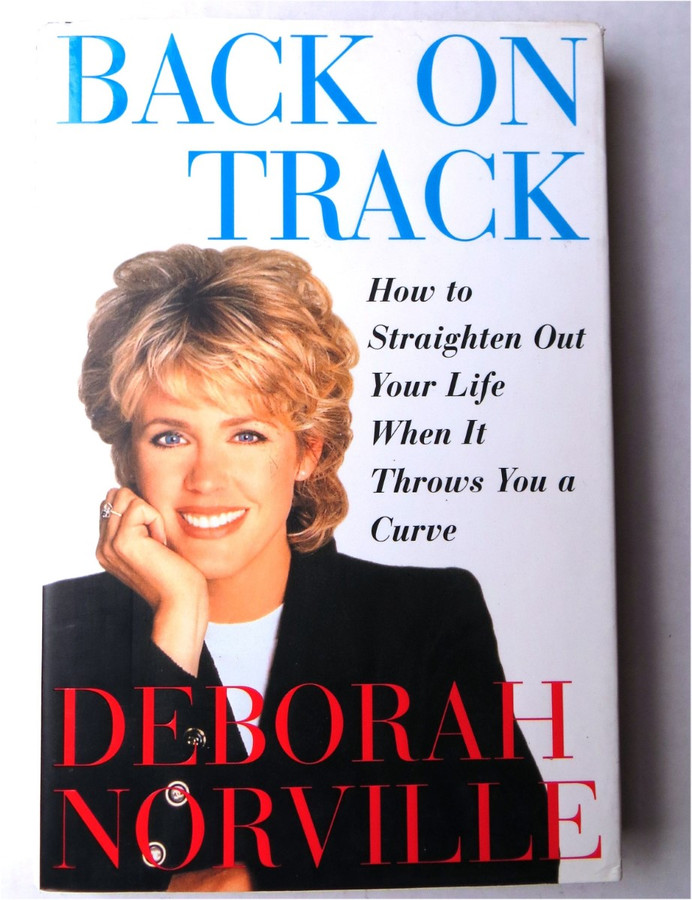 Deborah Norville Signed Autographed Hardcover Book Back on Track PSA AJ57829