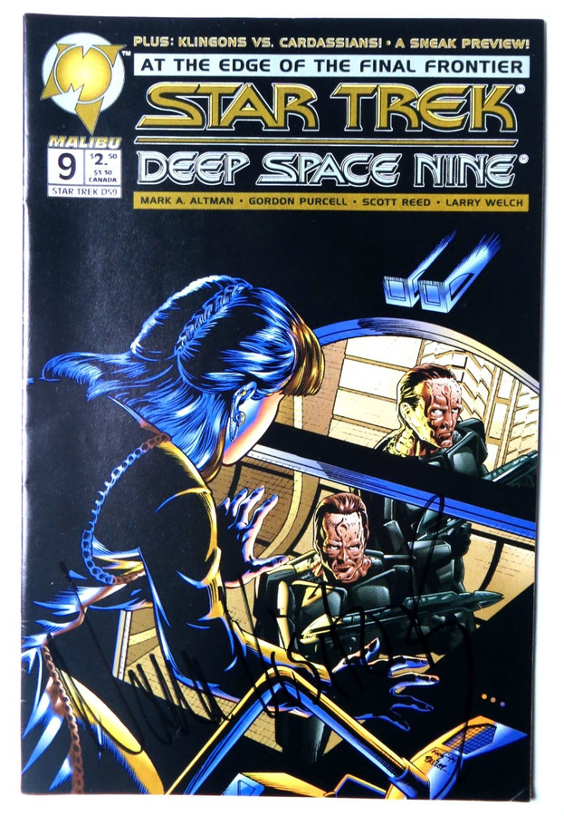 Nana Visitor Signed Autographed Comic Book Star Trek DS9 Kira Nerys JSA QQ36847