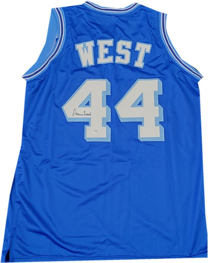 Jerry West Autographed Los Angeles Custom Jersey