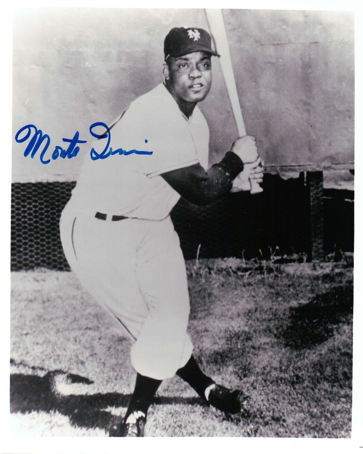 Monte Irvin Signed 8X10 Photo Autograph New York Giants w/Bat COA Auto