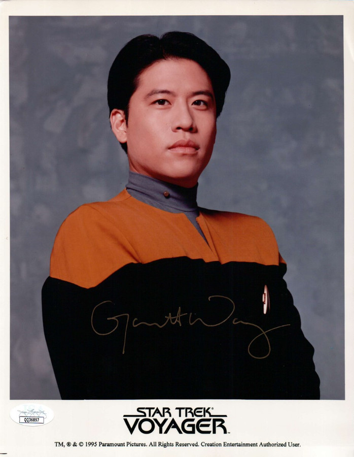 Garrett Wang Signed Autographed 8X10 Photo Star Trek Voyager Kim JSA QQ36897