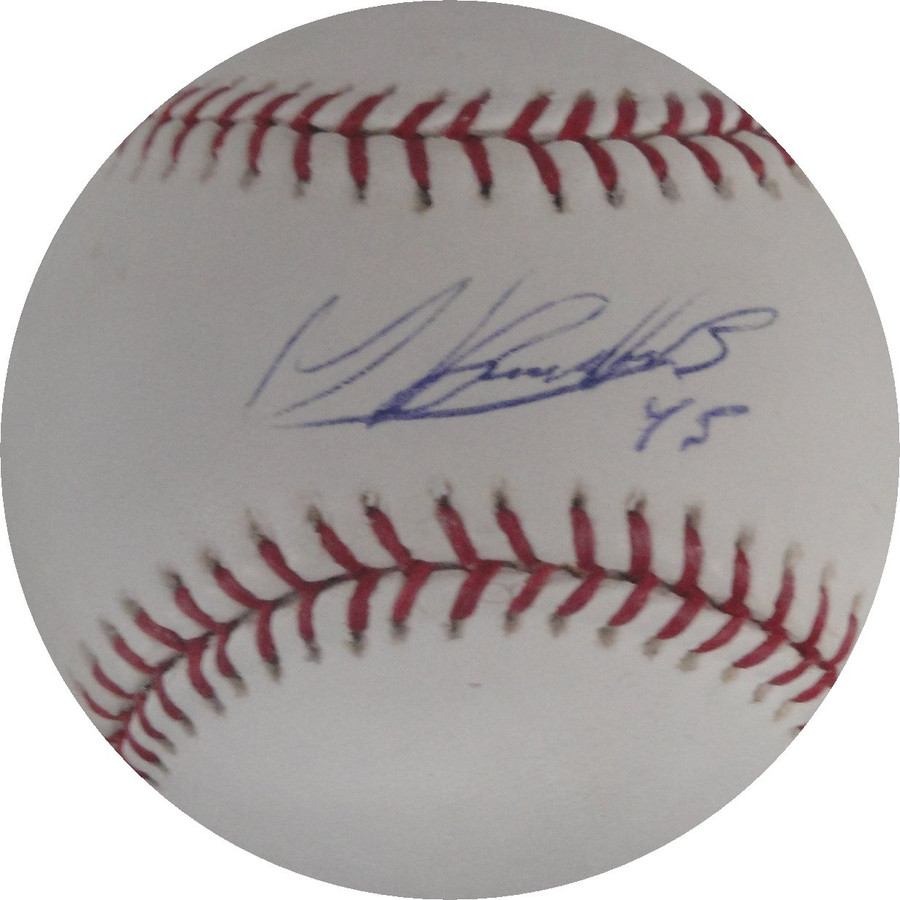 Yhency Brazoban Hand Signed Official MLB Baseball Los Angeles Dodgers MLB Holo
