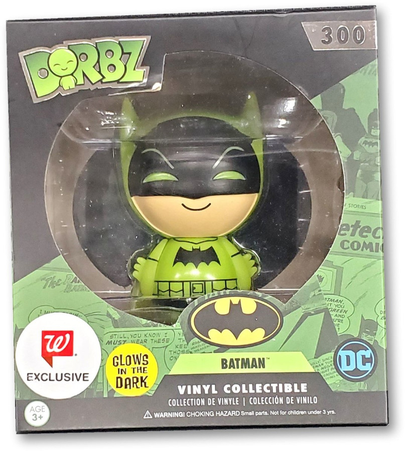 Batman Dorbz Vinyl Collectible Figure Walgreens Exclusive #300 Glow in Dark