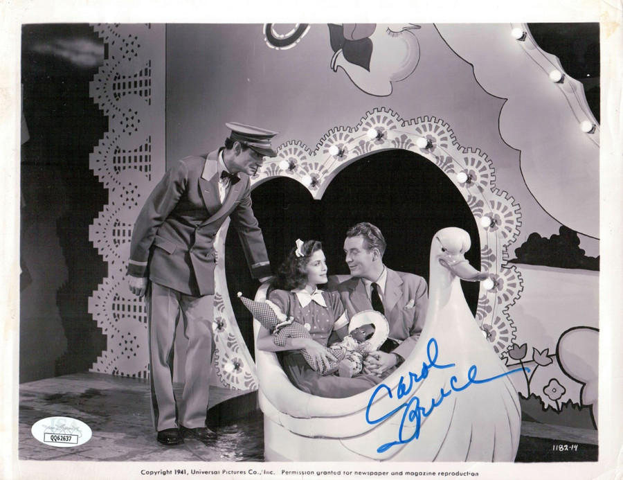 Carol Bruce Signed Autographed 8X10 Photo Keep 'Em Flying JSA QQ62637