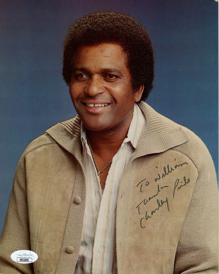 Charley Pride Signed Autographed 8X10 Photo Singer Sweater JSA RR32800