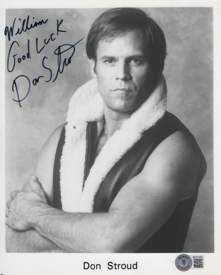 Don Stroud Signed Autographed 8X10 Photo Hollywood Actor Surfer BAS BA70240