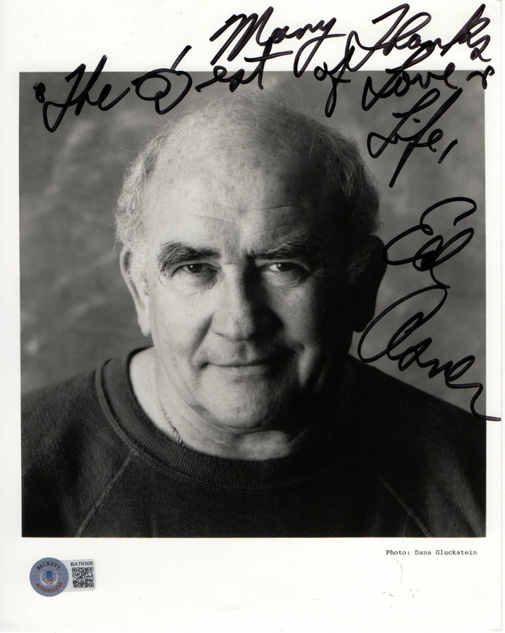 Ed Asner Signed Autographed 8X10 Photo Long Inscription BAS BA70308
