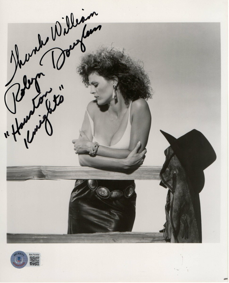 Robyn Douglass Signed Autographed 8X10 Photo "Houston Nights" BAS BA70350