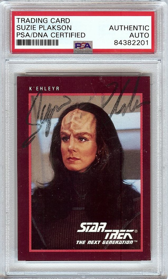 Suzi Plakson Signed Autographed Trading Card Star Trek: TNG PSA 84382201