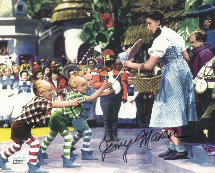Jerry Maren Signed Autographed 8X10 Photo The Wizard of Oz Munchkin JSA II15949