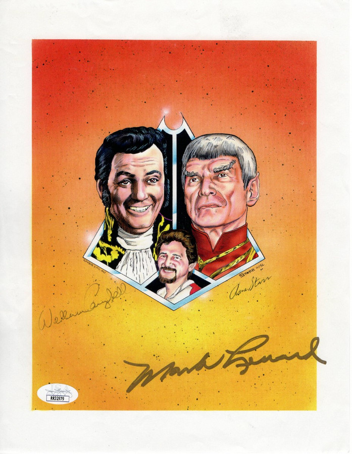 Star Trek Multi Signed Autographed Print Photo Campbell Lenard Starr JSA RR32979