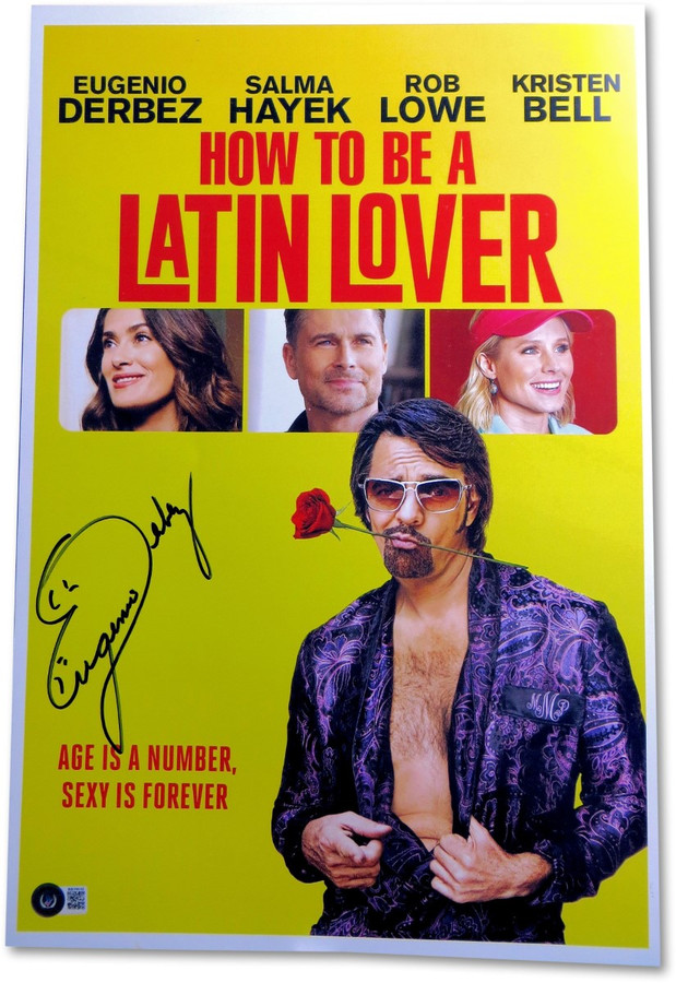 Eugenio Derbez Signed Autograph 12X18 Photo How to Be a Latin Lover BAS BB59618