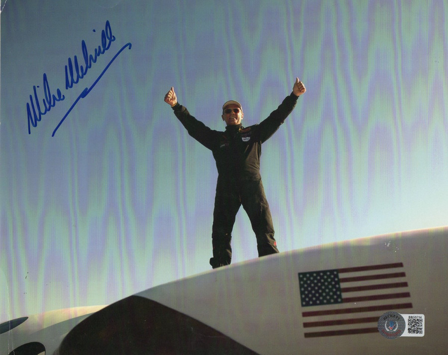 Mike Melvill Signed Autographed 8X10 Photo SpaceShipOne Pilot BAS BB59714