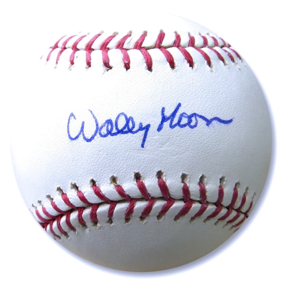 Wally Moon Signed Autographed MLB Baseball Los Angeles Dodgers JSA COA