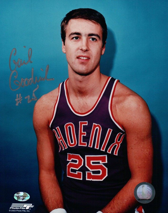 Gail Goodrich Signed 8X10 Autograph Photo "#25" Phoenix Suns Silver Ink Auto COA