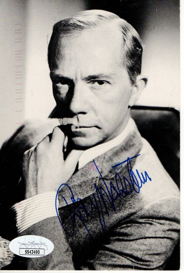 Ray Walston Signed Autographed Postcard Photo Legendary Actor JSA SS43490