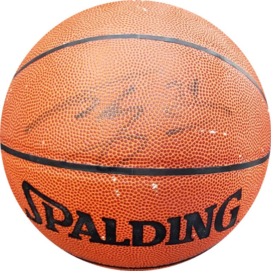 Shaquille O'Neal Signed Autograph Replica Indoor Basketball Shaq Black Ink Faded