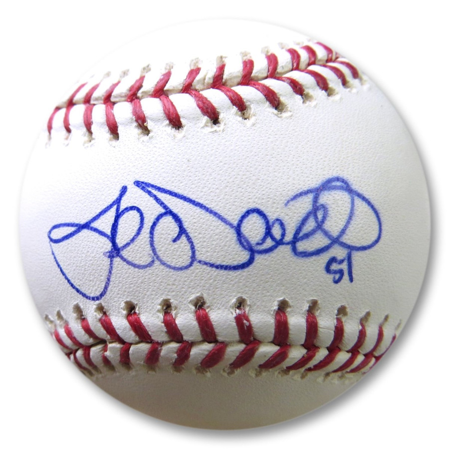 Joe Saunders Signed Autographed MLB Baseball Angels Diamondbacks S1280