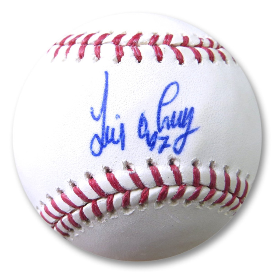 Luis Cruz Signed Autographed MLB Baseball Los Angeles Dodgers PSA 4A88364