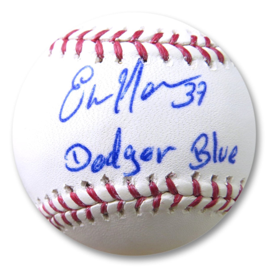 Elian Herrera Signed Autographed MLB Baseball Los Angeles "Dodger Blue" w/COA