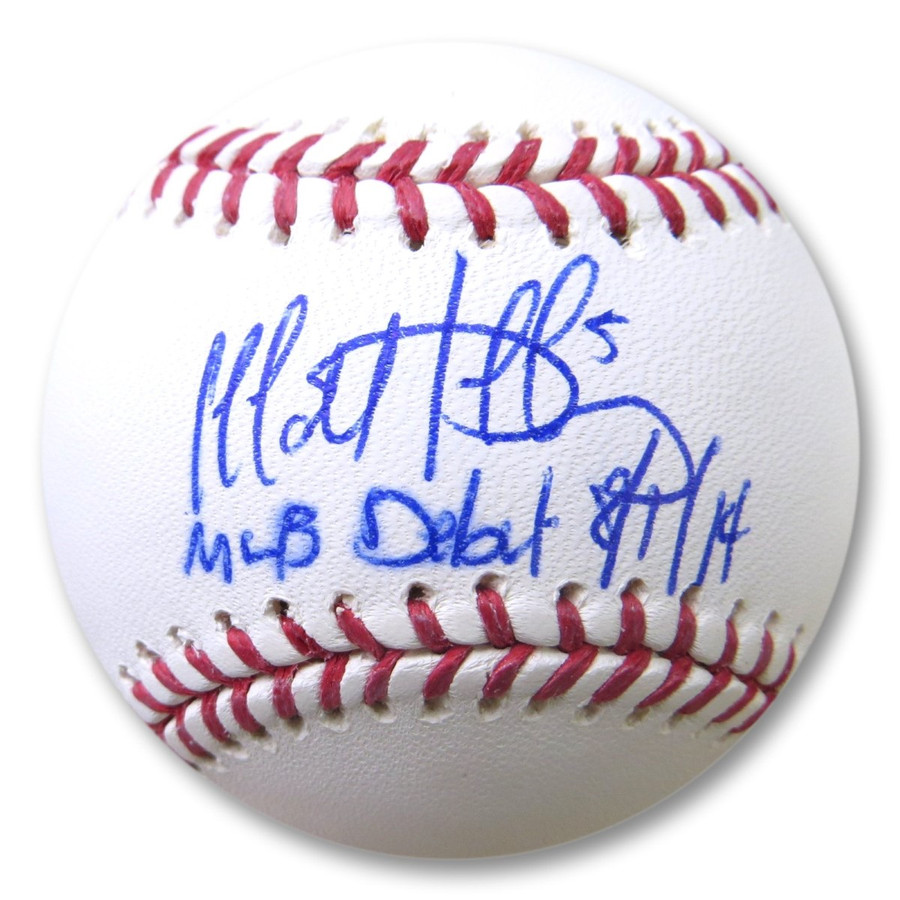 Matt Duffy Signed Autographed MLB Baseball Giants "MLB Debut 8/1/14" JSA W973837
