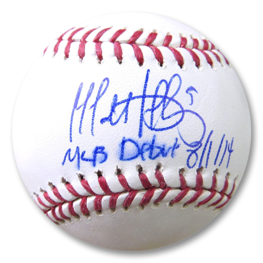 Matt Duffy Signed Autographed MLB Baseball Giants "MLB Debut 8/1/14" JSA W973835