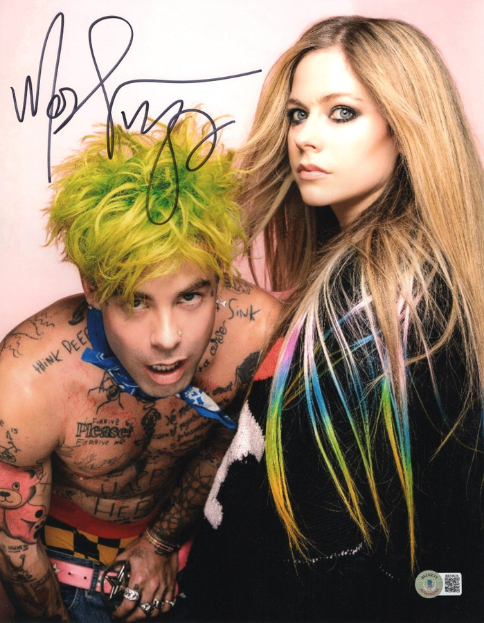 Mod Sun Signed Autographed 11X14 Photo w/Avril Lavigne Beckett BAS BB59636