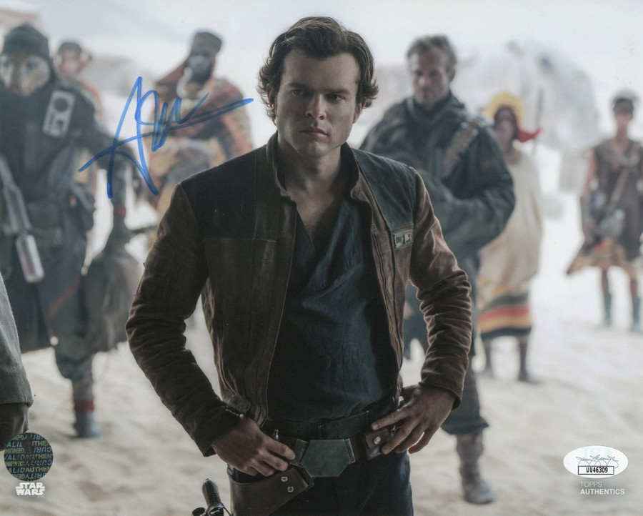 Alden Ehrenreich Signed Autographed 8X10 Photo Star Wars Han Solo Pose JSA