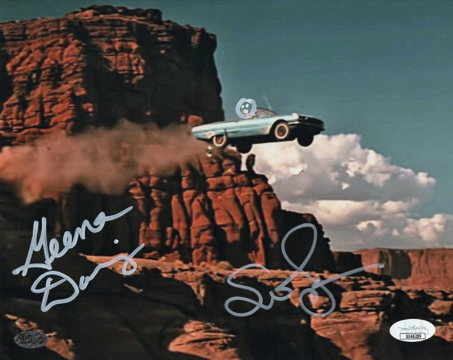 Geena Davis Susan Sarandon Dual Autographed 8X10 Photo Thelma Louise JSA UU46209