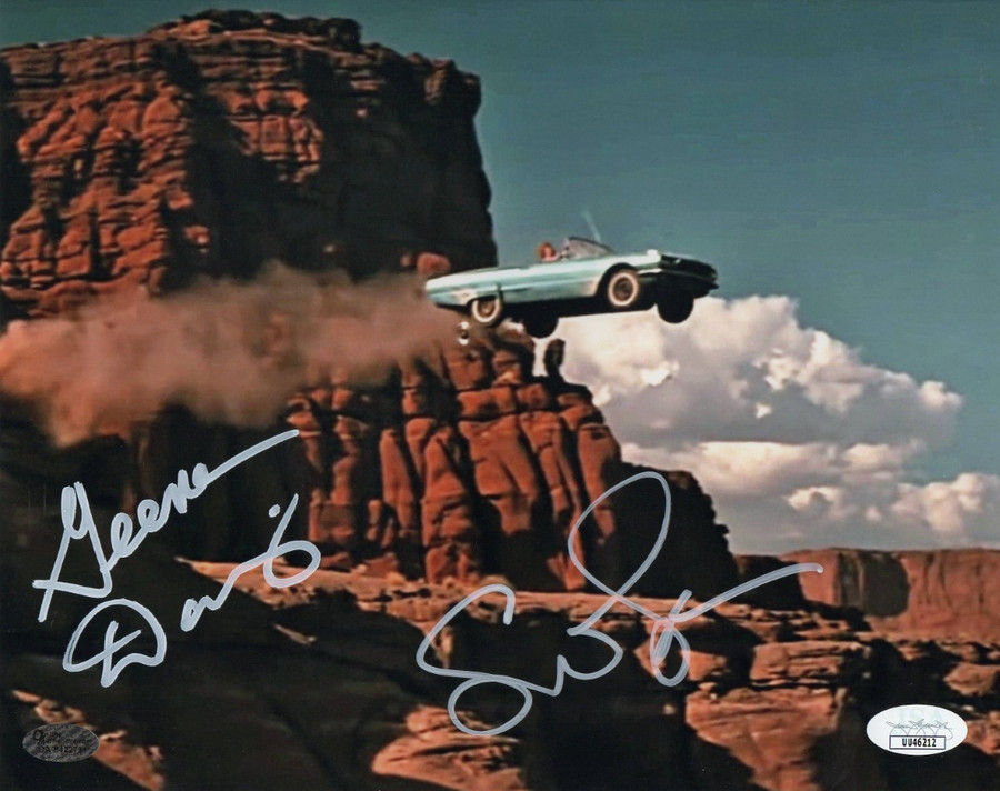 Geena Davis Susan Sarandon Signed Autographed 8X10 Photo Thelma and Louise JSA