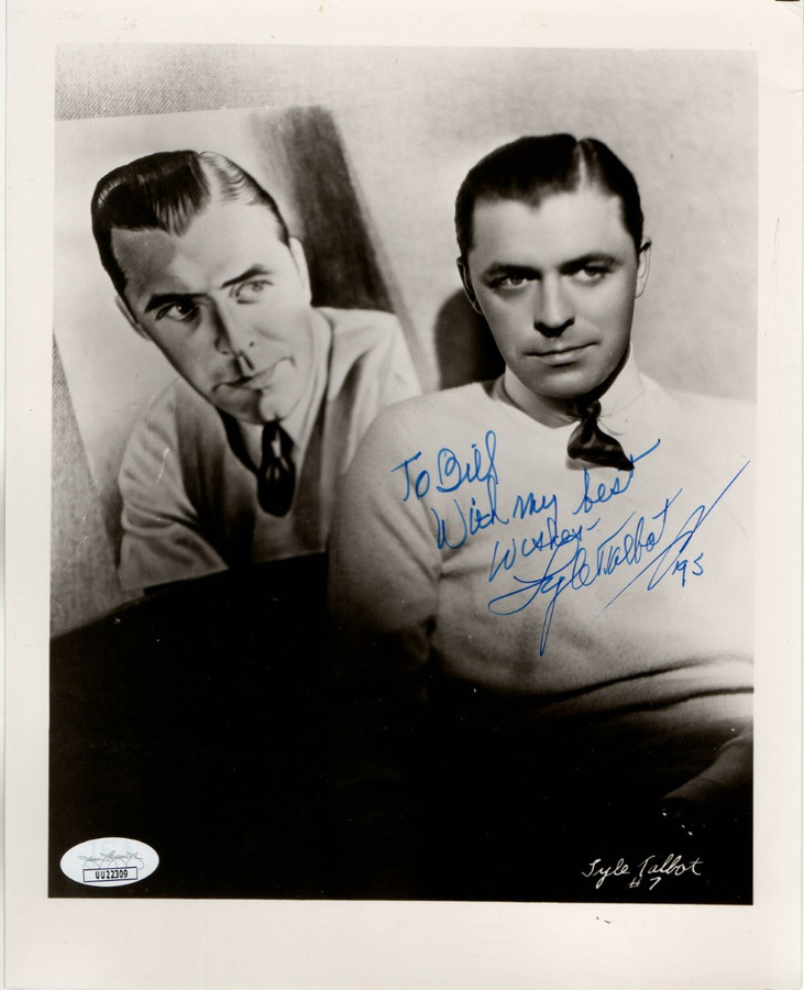 Lyle Talbot Signed Autographed 8X10 Photo Legendary Actor JSA UU22309