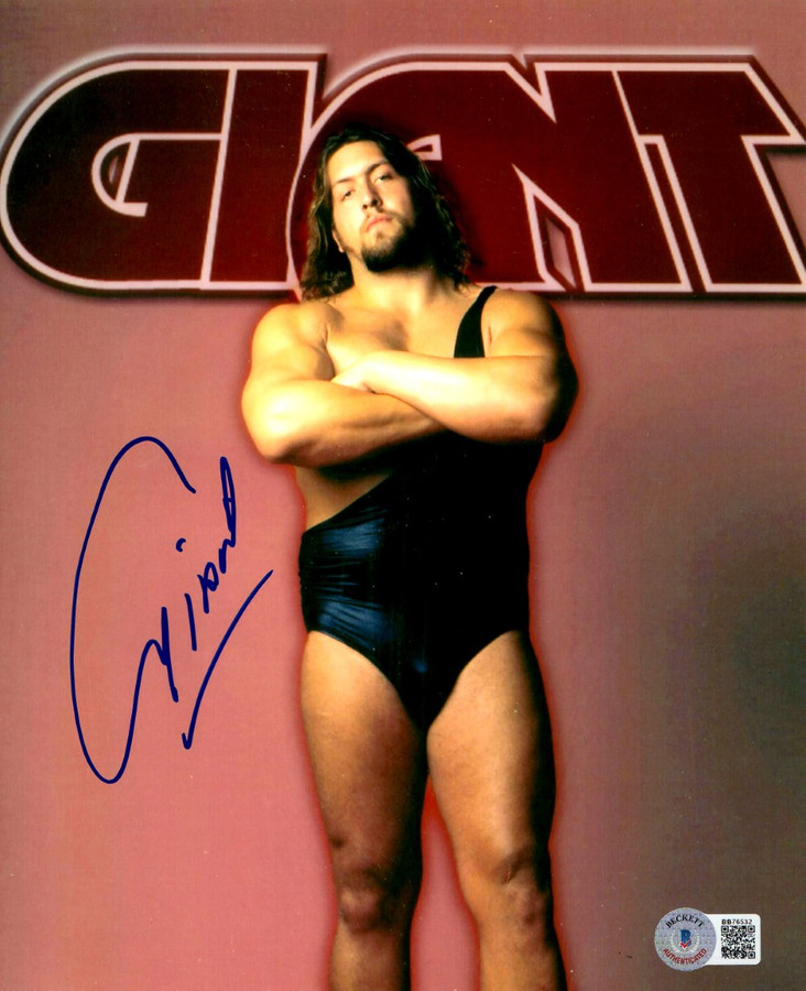 Giant Big Show Signed Autographed 8X10 Photo WCW Wrestler BAS