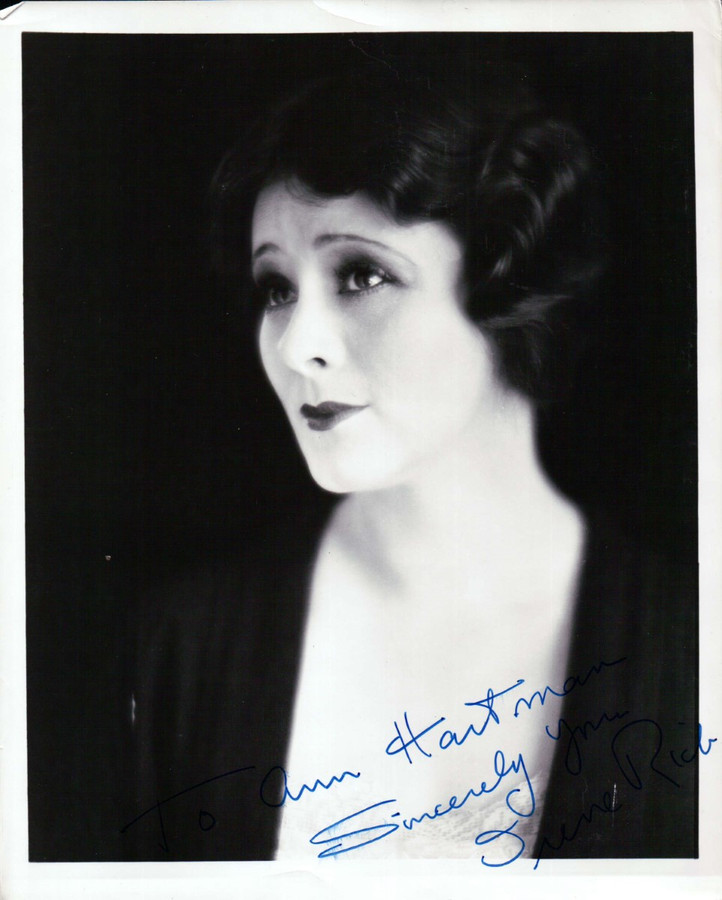 Irene Rich Signed Autographed 8X10 Photo Silent Film Star JSA UU45729