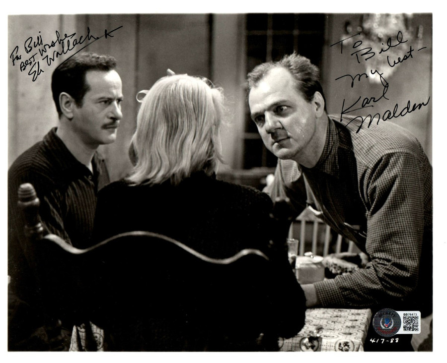 Eli Wallach Karl Malden Signed Autographed 8X10 Photo Baby Doll BAS BB76473