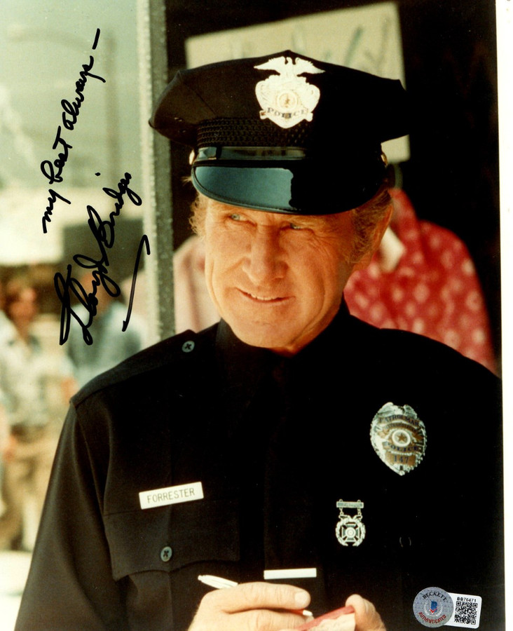 Lloyd Bridges Signed Autographed 8X10 Photo Joe Forrester BAS BB76471