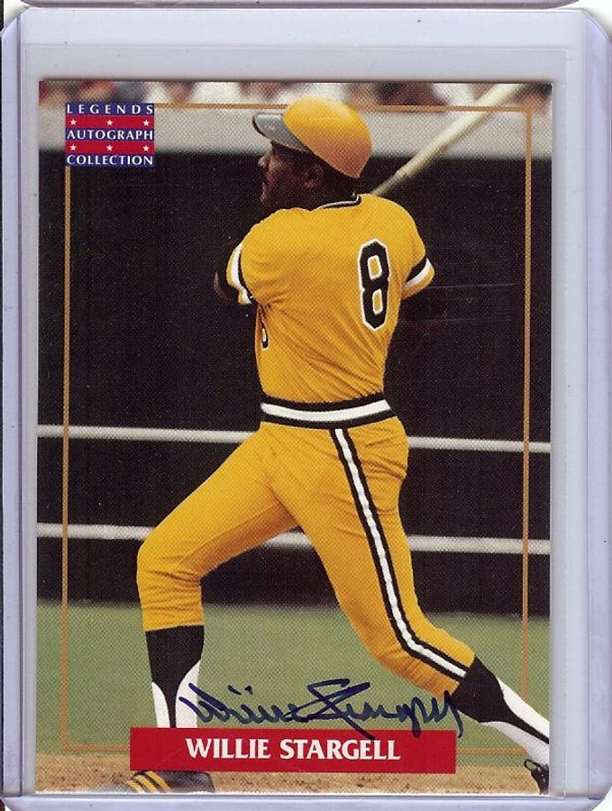 Willie Stargell 1996 Legends Autograph Collection Signed Auto  #NNO JSA TT40775