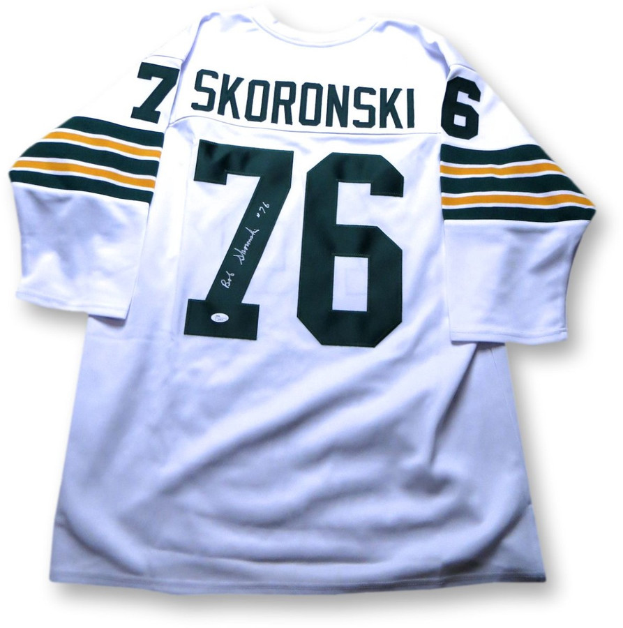 Bob Skoronski Signed Autographed Jersey Green Bay Packers JSA J34915