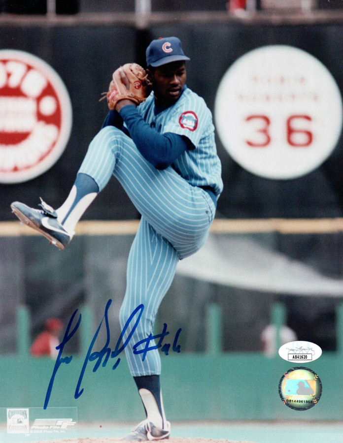 Lee Smith Signed Autographed 8X10 Photo Chicago Cubs Wind-Up JSA AB41620