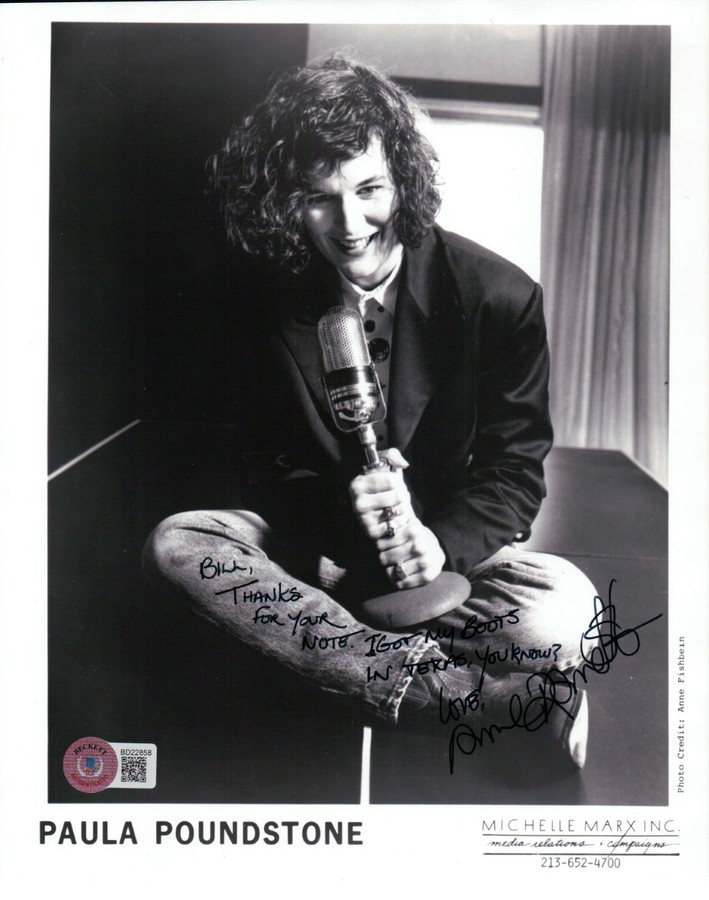 Paula Poundstone Signed Autographed 8X10 Photo Comedy Legend BAS BD22858