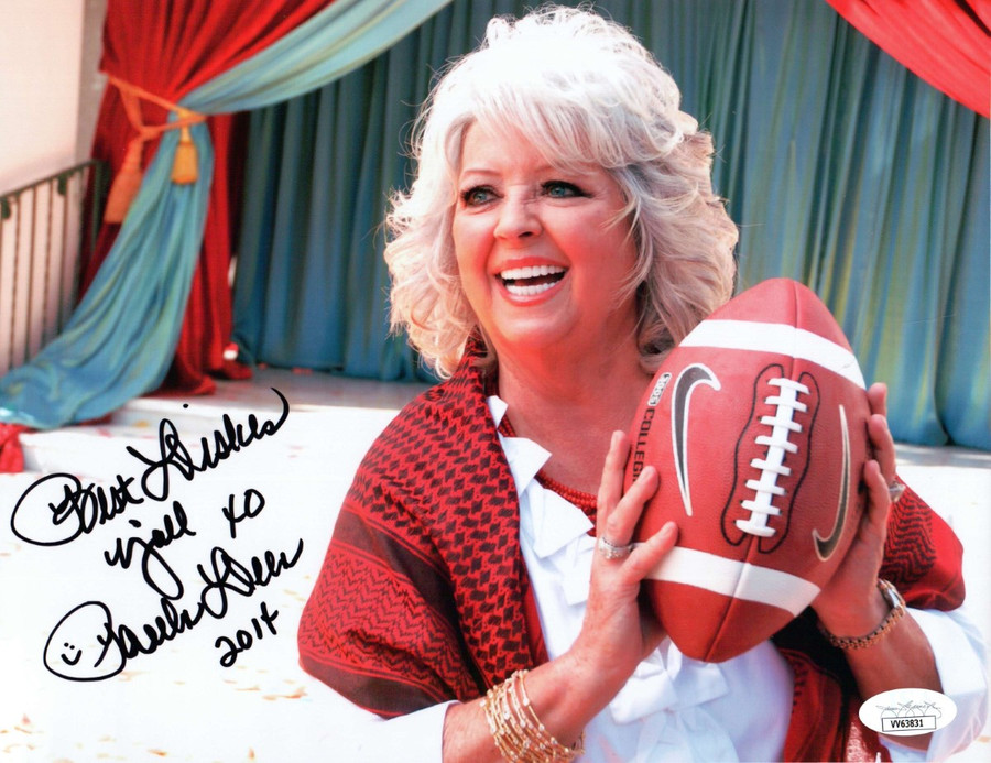 Paula Deen Signed Autographed 8X10 Photo Best Wishes Y'all Football JSA VV63831