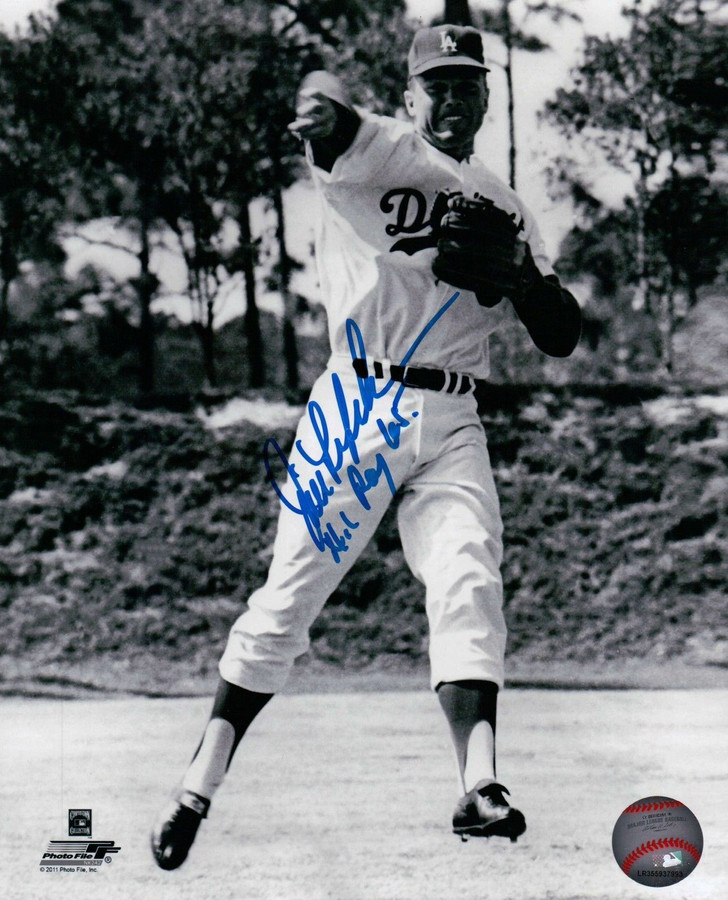 Jim Lefebvre Signed 8X10 Photo "NL ROY 65" Autograph Dodgers B/W Auto w/COA