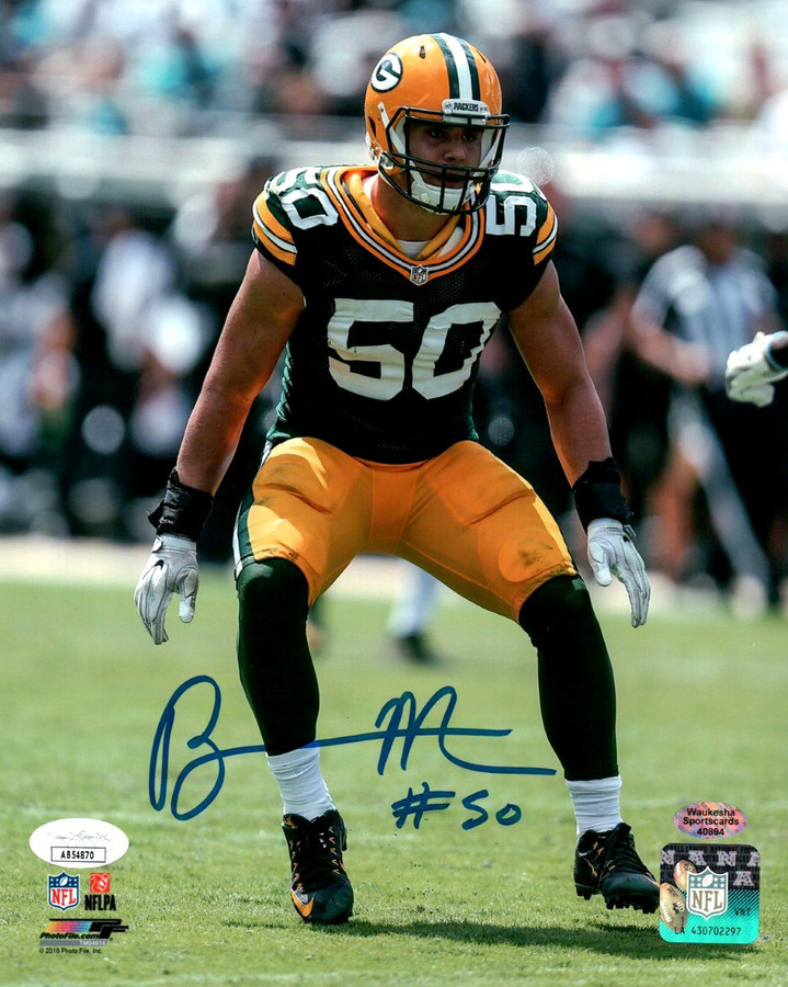 Blake Martinez Signed Autographed 8X10 Photo Green Bay Packers JSA AB54870