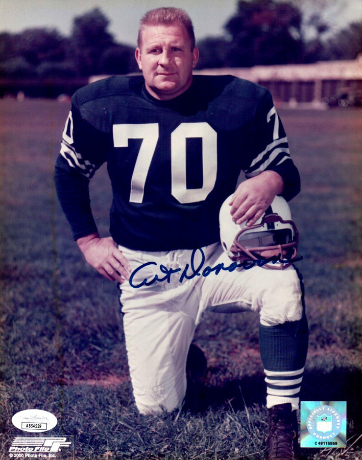 Art Donovan Signed Autographed 8X10 Photo Vintage Baltimore Colts JSA AB54559