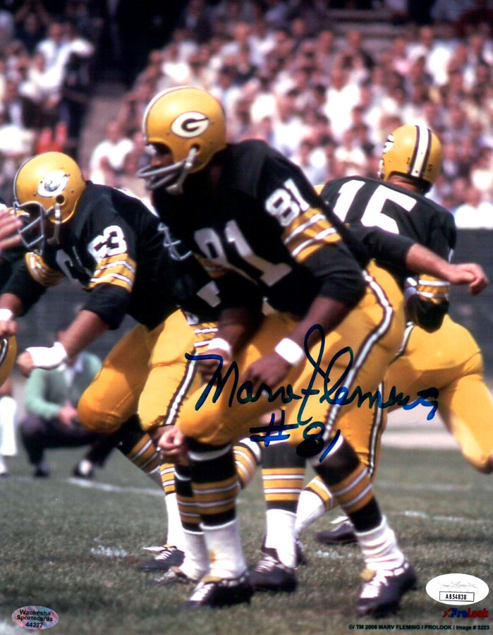 Marv Fleming Signed Autographed 8X10 Photo Green Bay Packers JSA AB54838