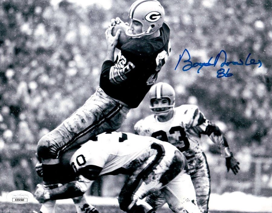Boyd Dowler Signed Autographed 8X10 Photo Packers Catch vs. Browns JSA AB54569