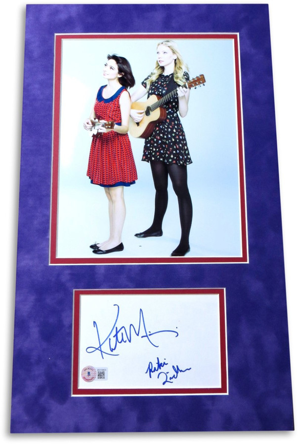 Garfunkel and Oates Signed Autographed Matted 8X10 Cut Micucci Lindhome BAS COA